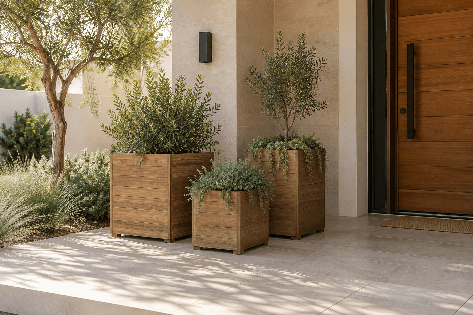 Integrated Planters