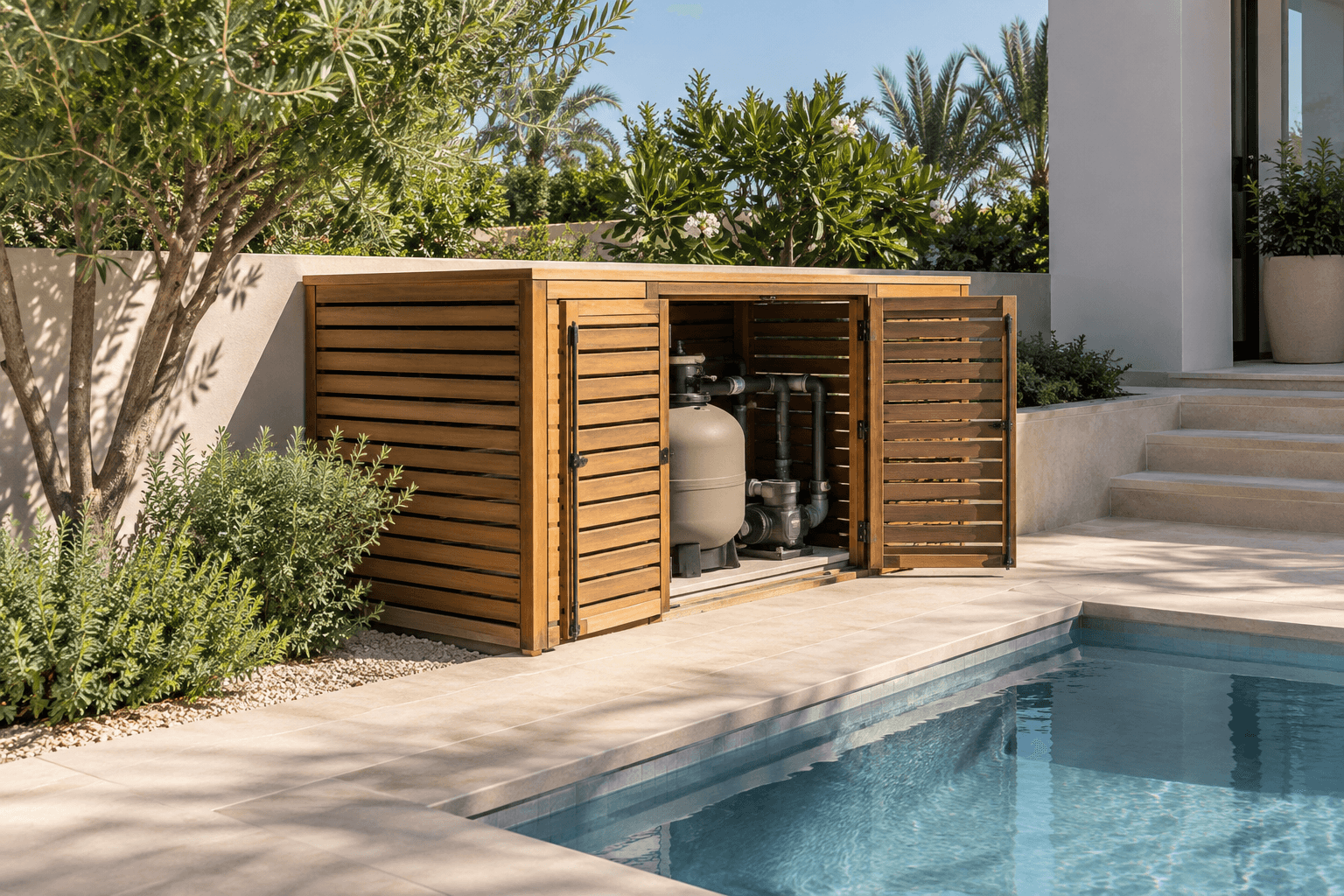 Pool Equipment Screen